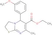 5-(3-Methoxy-phenyl)-7-methyl-2,3-dihydro-5H-thiazolo[3,2-a]pyrimidine-6-carboxylic acid ethyl e...