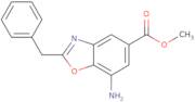 7-Amino-2-benzyl-benzooxazole-5-carboxylic acid methyl ester