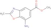 7-Amino-2-methyl-benzooxazole-5-carboxylic acid methyl ester