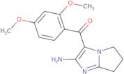 (2-Amino-6,7-dihydro-5{H}-pyrrolo[1,2-{A}]imidazol-3-yl)(2,4-dimethoxyphenyl)methanone