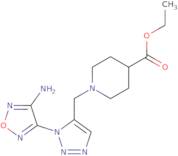 1-[3-(4-Amino-furazan-3-yl)-3H-[1,2,3]triazol-4-ylmethyl]-piperidine-4-carboxylic acid ethyl ester