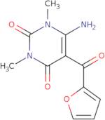 6-Amino-5-(2-furoyl)-1,3-dimethylpyrimidine-2,4(1H,3H)-dione