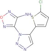 4-[5-(5-Chloro-thiophen-2-yl)-[1,2,3]triazol-1-yl]-furazan-3-ylamine