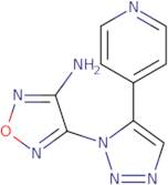 4-(5-Pyridin-4-yl-[1,2,3]triazol-1-yl)-furazan-3-ylamine