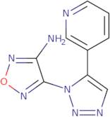 4-(5-Pyridin-3-yl-[1,2,3]triazol-1-yl)-furazan-3-ylamine