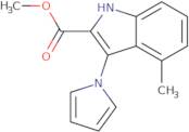 4-Methyl-3-pyrrol-1-yl-1H-indole-2-carboxylic acid methyl ester