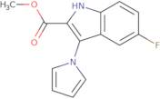 5-Fluoro-3-pyrrol-1-yl-1H-indole-2-carboxylic acid methyl ester
