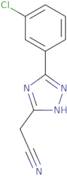 3-Acetonitrile-5-(3-chlorophenyl)-4H-1,2,4-triazole