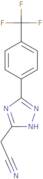 2-[5-[4-(Trifluoromethyl)phenyl]-4H-1,2,4-triazol-3-yl]acetonitrile