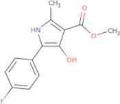 5-(4-Fluoro-phenyl)-4-hydroxy-2-methyl-1H-pyrrole-3-carboxylic acid methyl ester