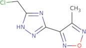 3-(5-Chloromethyl-1H-[1,2,4]triazol-3-yl)-4-methyl-furazan