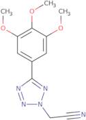 [5-(3,4,5-Trimethoxy-phenyl)-tetrazol-2-yl]-acetonitrile
