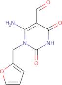 6-Amino-1-(furan-2-ylmethyl)-2,4-dioxo-1,2,3,4-tetrahydropyrimidine-5-carbaldehyde