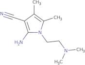 2-Amino-1-(2-dimethylamino-ethyl)-4,5-dimethyl-1H-pyrrole-3-carbonitrile