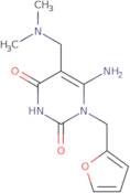 6-Amino-5-dimethylaminomethyl-1-furan-2-ylmethyl-1H-pyrimidine-2,4-dione