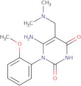 6-Amino-5-dimethylaminomethyl-1-(2-methoxy-phenyl)-1H-pyrimidine-2,4-dione