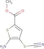 5-Amino-4-thiocyanato-thiophene-2-carboxylic acid methyl ester