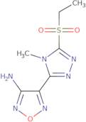 4-(5-Ethanesulfonyl-4-methyl-4H-[1,2,4]triazol-3-yl)-furazan-3-ylamine