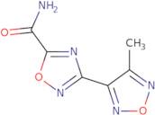 3-(4-Methyl-furazan-3-yl)-[1,2,4]oxadiazole-5-carboxylic acid amide