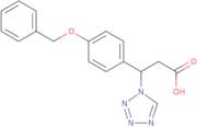 3-(4-Benzyloxy-phenyl)-3-tetrazol-1-yl-propionic acid