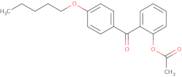 2-Acetoxy-4'-pentyloxybenzophenone