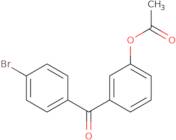 3-Acetoxy-4'-bromobenzophenone