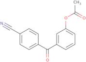 3-Acetoxy-4'-cyanobenzophenone