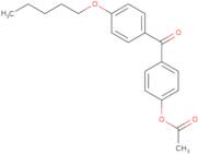 4-Acetoxy-4'-pentyloxybenzophenone