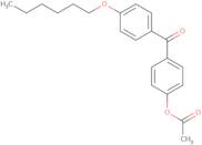 4-Acetoxy-4'-hexyloxybenzophenone