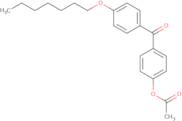 4-Acetoxy-4'-heptyloxybenzophenone