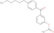 3-Acetoxy-4'-hexylbenzophenone