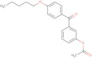 3-Acetoxy-4'-pentyloxybenzophenone