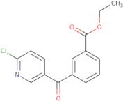 2-Chloro-5-(3-ethoxycarbonylbenzoyl)pyridine