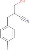 2-[(4-Fluorophenyl)methyl]-3-hydroxypropanenitrile