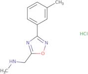 N-Methyl-1-[3-(3-methylphenyl)-1,2,4-oxadiazol-5-yl]methanamine hydrochloride