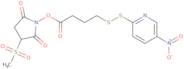 3-(Methylsulfonyl)-2,5-dioxopyrrolidin-1-yl 4-((5-nitropyridin-2-yl)disulfanyl)butanoate