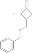 3-[(Benzyloxy)methyl]-2-fluorocyclobutan-1-one