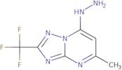 7-Hydrazinyl-5-methyl-2-(trifluoromethyl)-[1,2,4]triazolo[1,5-a]pyrimidine