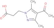 3-(4-Acetyl-3,5-dimethyl-pyrazol-1-yl)-propionic acid