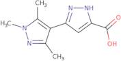 3-(Trimethyl-1H-pyrazol-4-yl)-1H-pyrazole-5-carboxylic acid