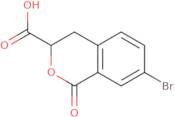 7-Bromo-1-oxo-3,4-dihydro-1H-2-benzopyran-3-carboxylic acid