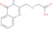 2-{[(4-Oxo-3,4-dihydroquinazolin-2-yl)methyl]sulfanyl}acetic acid