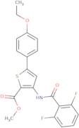 Methyl 3-(2,6-difluorobenzamido)-5-(4-ethoxyphenyl)thiophene-2-carboxylate