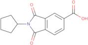 2-Cyclopentyl-1,3-dioxo-2,3-dihydro-1H-isoindole-5-carboxylic acid