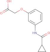 2-(3-Cyclopropaneamidophenoxy)acetic acid