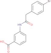 3-[2-(4-Bromophenyl)acetamido]benzoic acid