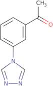 1-[3-(4H-1,2,4-Triazol-4-yl)phenyl]ethan-1-one