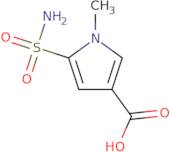 1-Methyl-5-sulfamoyl-1H-pyrrole-3-carboxylic acid