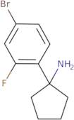 1-(4-Bromo-2-fluorophenyl)cyclopentan-1-amine