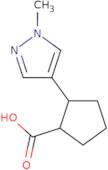 2-(1-Methyl-1H-pyrazol-4-yl)cyclopentane-1-carboxylic acid